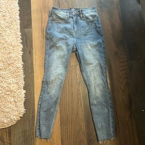 Hollister jeans with stars